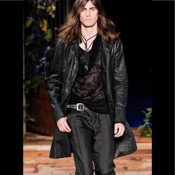 John Varvatos Slim fit waxed coat size 40. - Picture 2 of 11